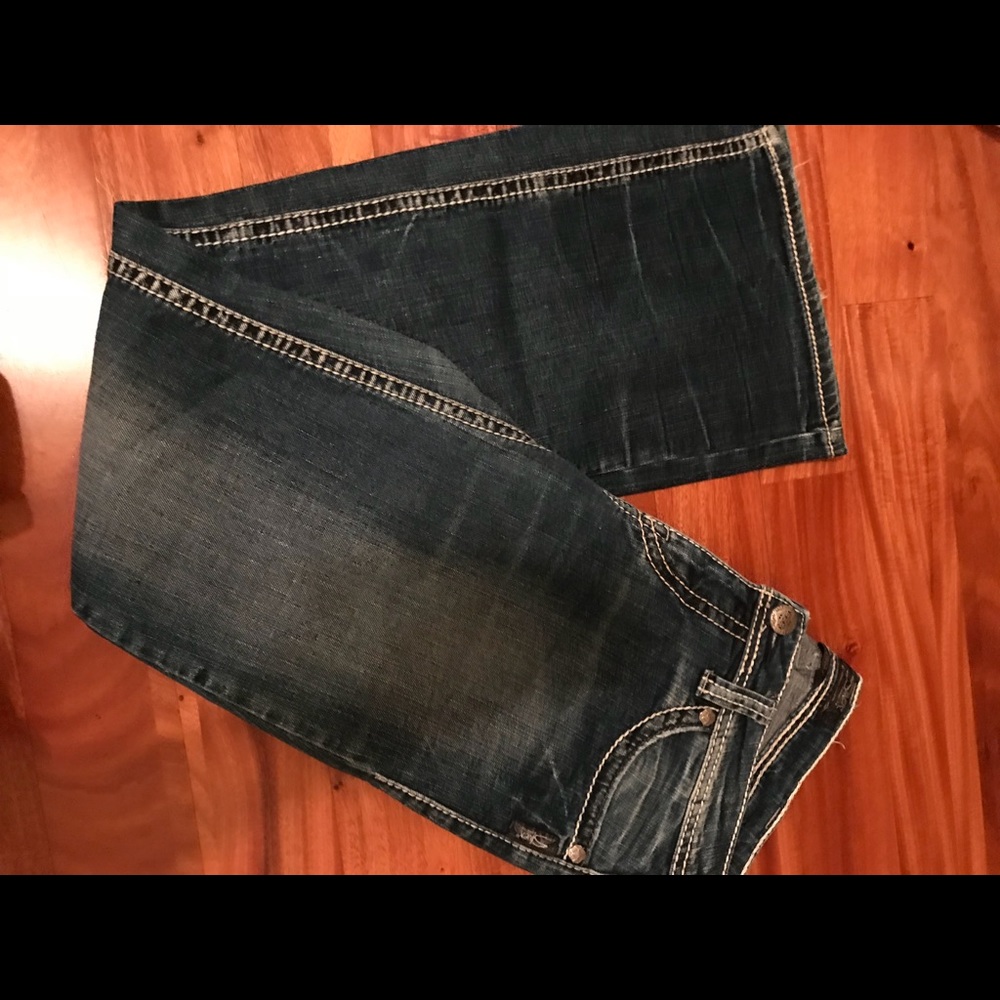 Silver AIKO boot cut jeans 31/32